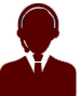 Contact Icons. Black Flat Design. Vector Illustration.